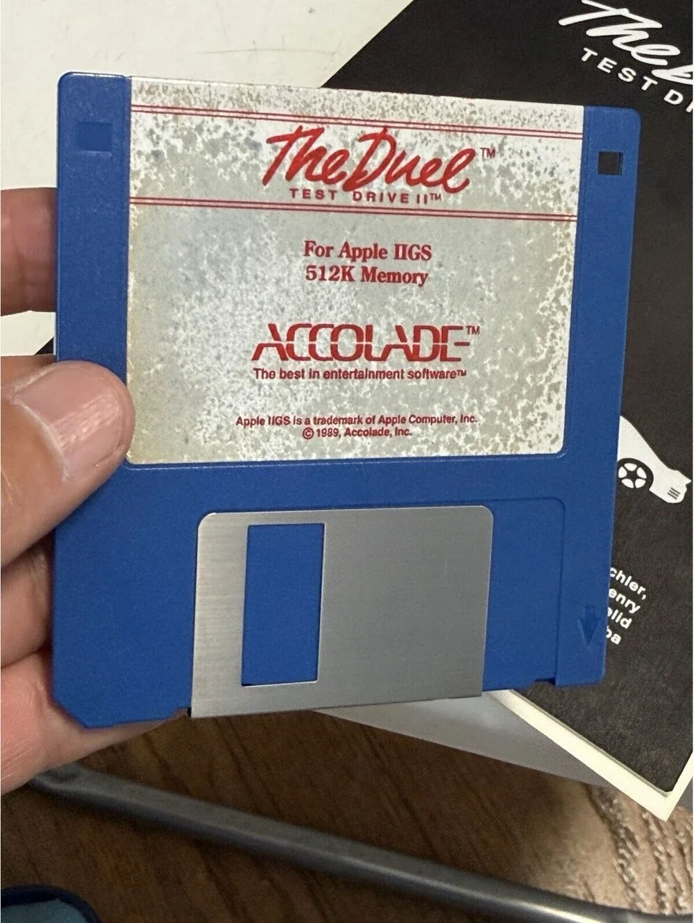 Apple IIGS - Retro Software The Duel by Accolade - Untested